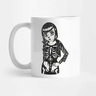 Rockabilly Skeleton Mug